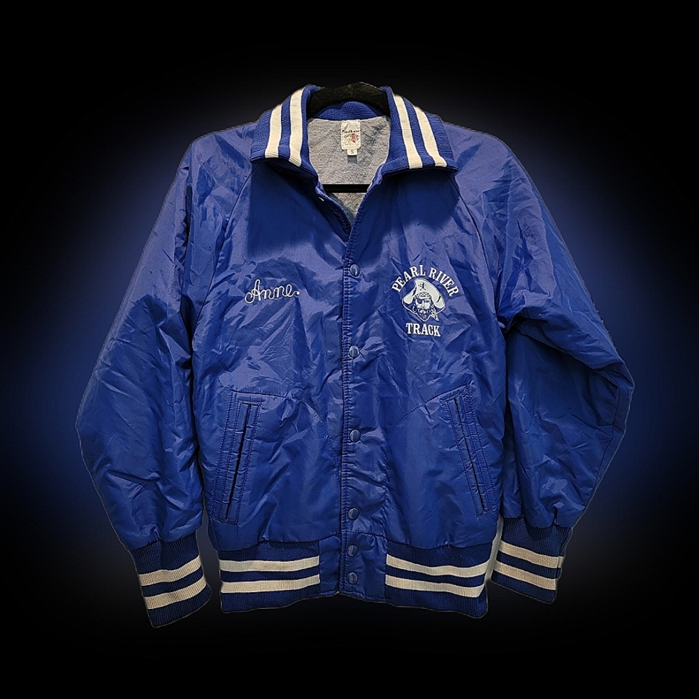 Vintage Track Monogrammed Jacket size small